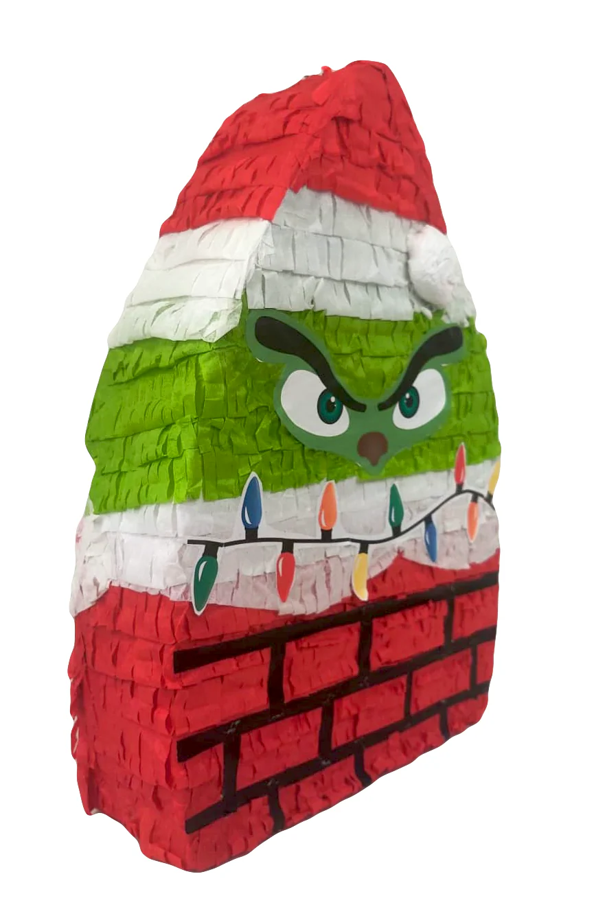 Green Goblin Pinata For Christmas Party Game, Christmas Decorations - Image 2