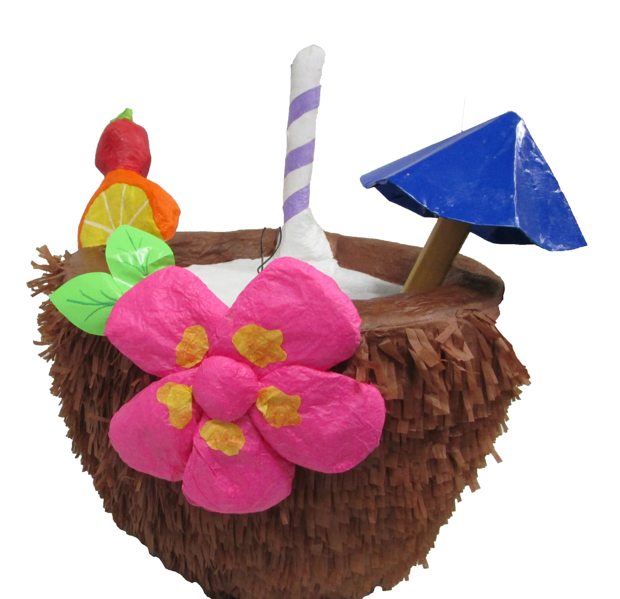 Large Coconut Cocktail Pinata - Signature Line